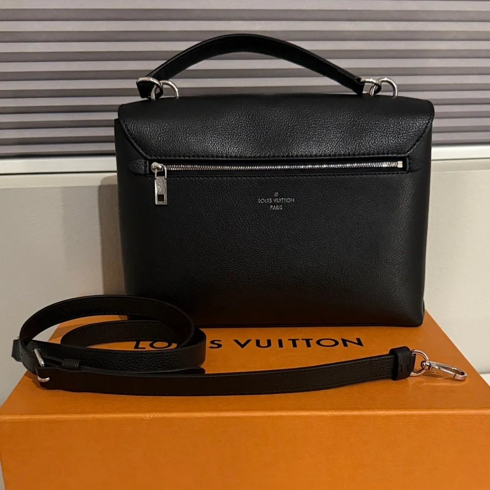 Louis Vuitton Black Satchel with Silver Accents - Picture 5 of 13